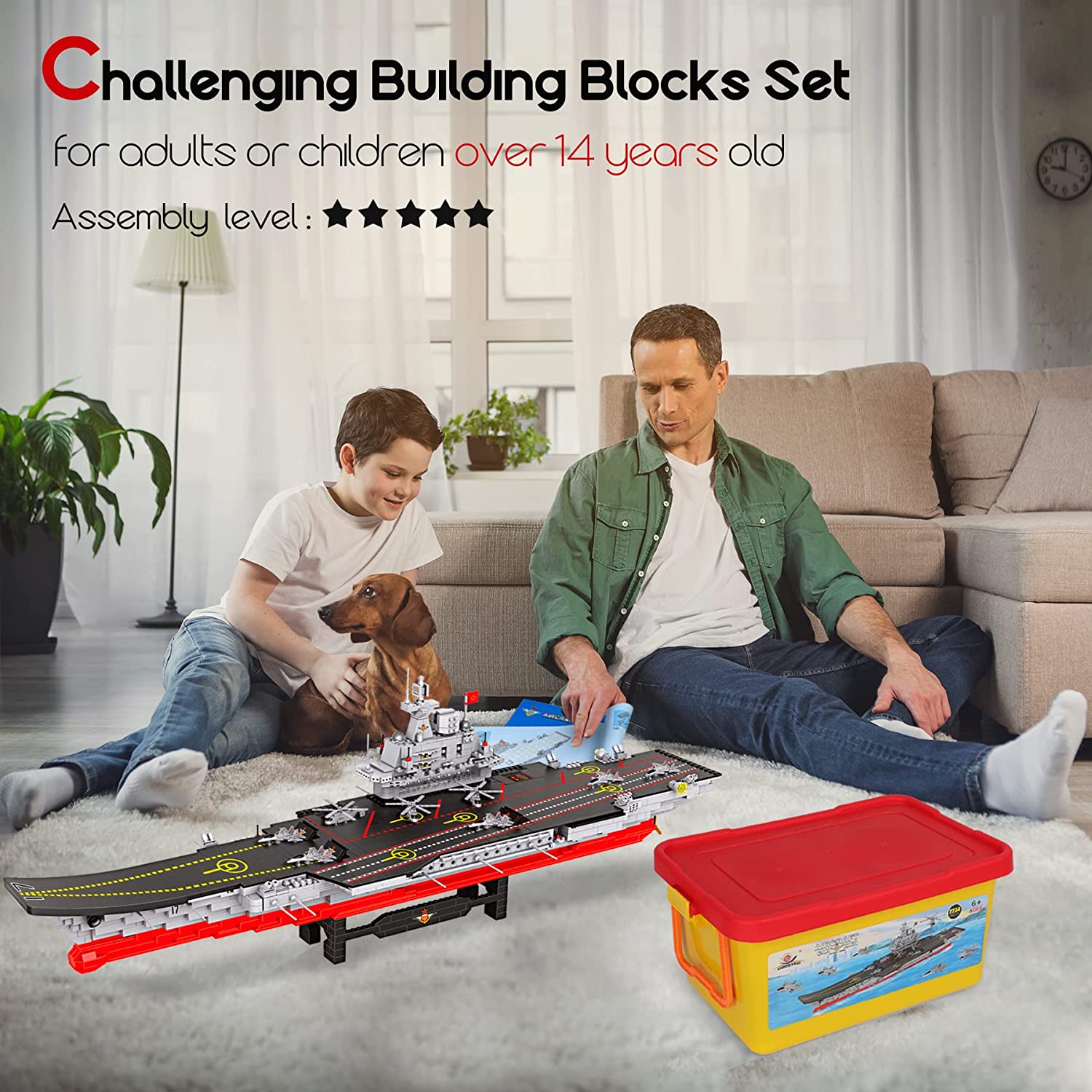 Exercise N Play Navy Mega Aircraft Carriers Brick Set - 2234 Pcs