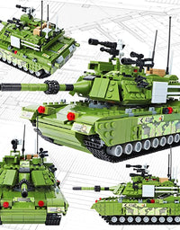 Exercise N Play Army Military Tank Block Building Sets - 952 Pcs