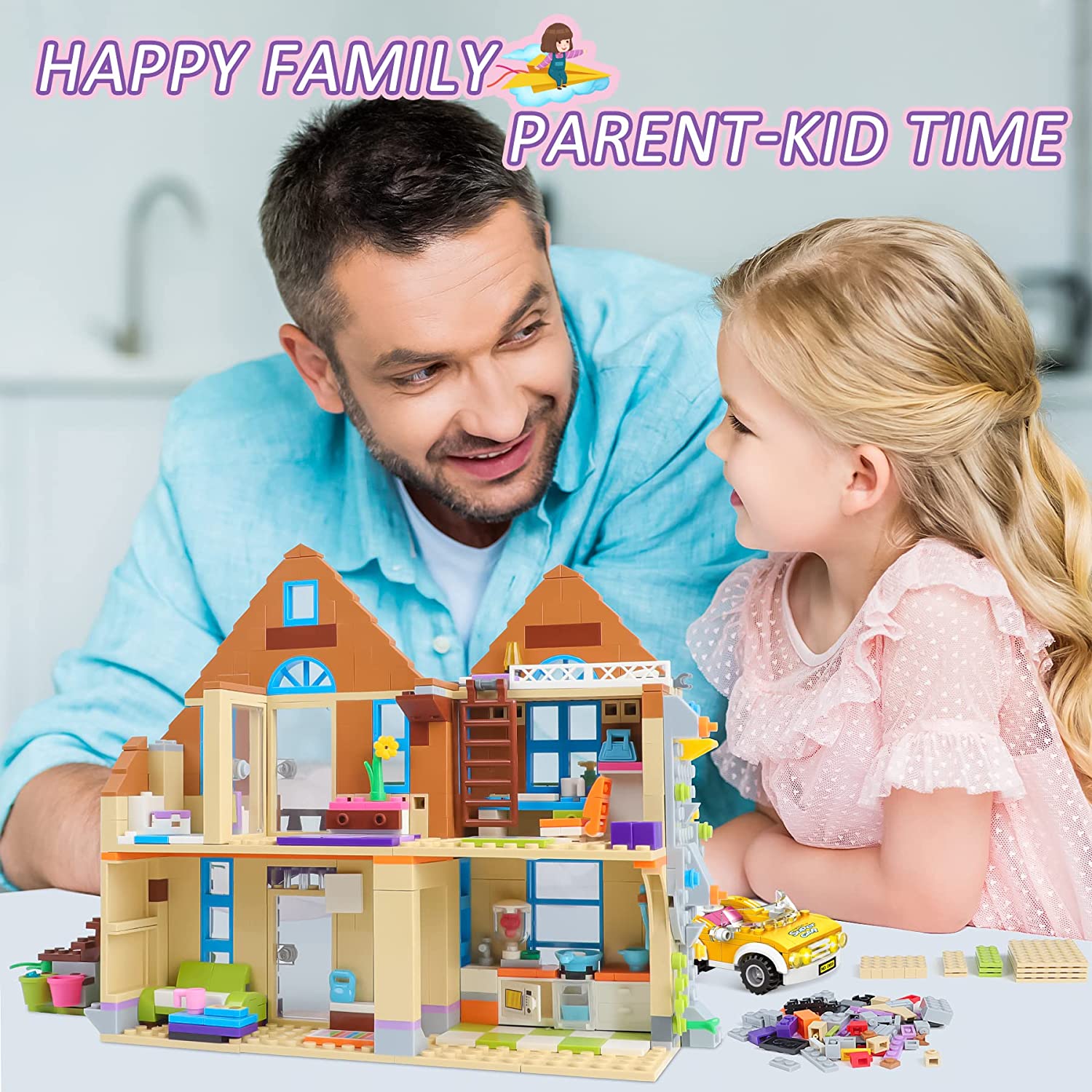 Exercise N Play City Cake Shop Building Bricks Toys - 1023 Pcs