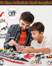 Exercise N Play Navy Destroyer Ships Blocks Toy - 630 Pcs
