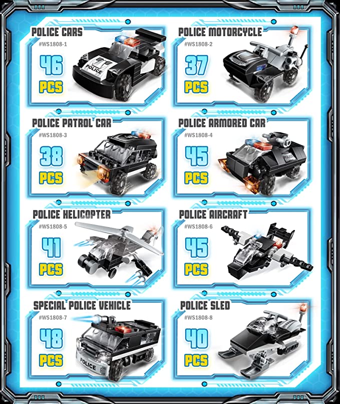 Exercise N Play SWAT Humvee Vehicle Brick Set - 680 Pcs