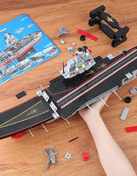 Exercise N Play Navy Aircraft Carriers Bricks Blocks Sets - 1131 Pcs