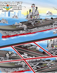 Exercise N Play Navy Aircraft Carriers Bricks Blocks Sets - 1131 Pcs