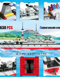Exercise N Play Navy Destroyer Ships Blocks Toy - 630 Pcs