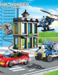 Exercise N Play City Bank Robber Brick Sets - 625 Pcs
