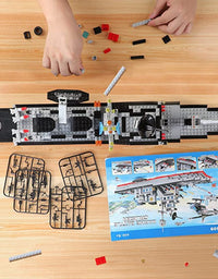 Exercise N Play Navy Battle Cruiser Ship Brick Sets - 1163 Pcs
