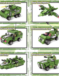 Exercise N Play Army Military Tank Block Building Sets - 952 Pcs