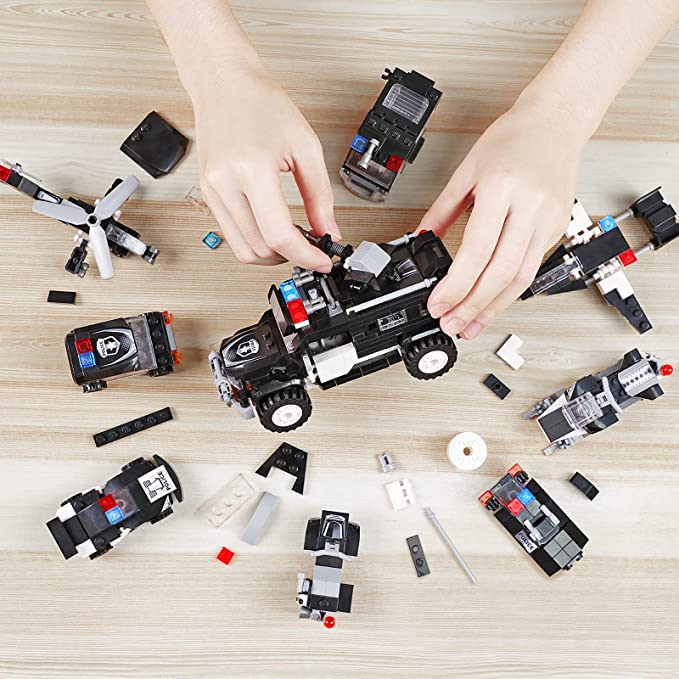Exercise N Play SWAT Humvee Vehicle Brick Set - 680 Pcs
