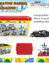 Exercise N Play SWAT Command Truck Block Building Sets - 853 Pcs