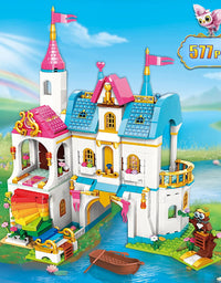 Exercise N Play Princess Castle Construction Toys - 577 Pcs