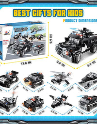 Exercise N Play SWAT Humvee Vehicle Brick Set - 680 Pcs
