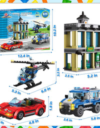 Exercise N Play City Bank Robber Brick Sets - 625 Pcs