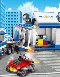 Exercise N Play Police Truck Bank Brick Sets - 483 Pcs
