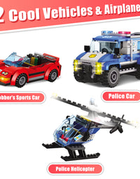 Exercise N Play City Bank Robber Brick Sets - 625 Pcs