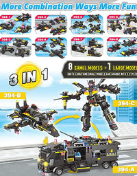 Exercise N Play SWAT Small Mecha Building Blocks - 1006 Pcs