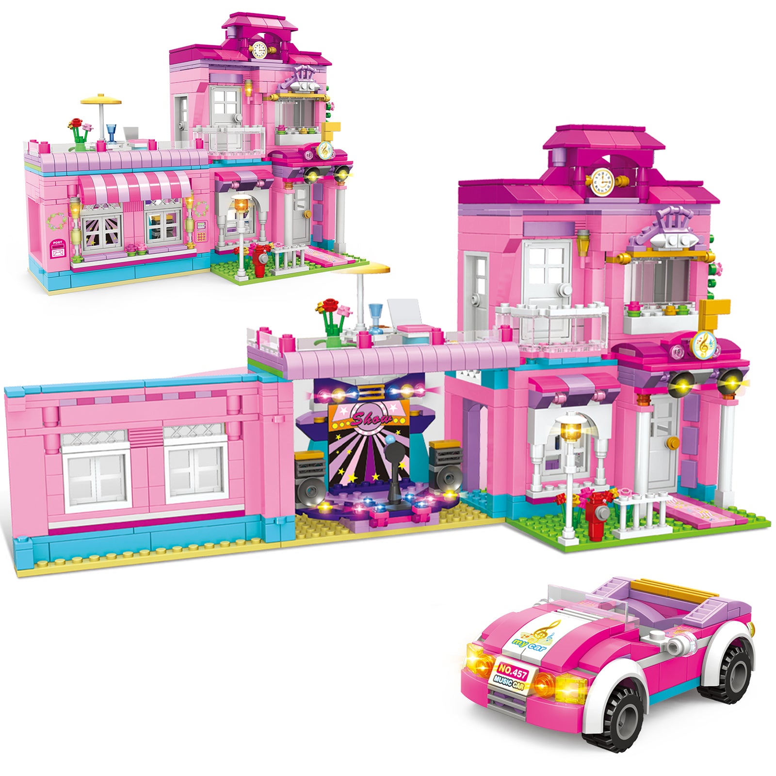 Exercise N Play Pop Star House Toddler Toy Set - 789 Pcs