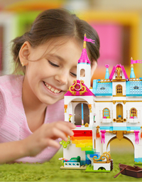 Exercise N Play Princess Castle Construction Toys - 577 Pcs