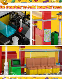 Exercise N Play City School Bus Small Building Blocks Sets - 488 Pcs