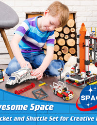 Exercise N Play Space Shuttle Building Bricks Toys - 660 Pcs