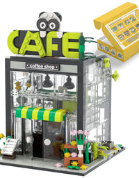 Exercise N Play Coffee Shop Mini Building Blocks Bricks Set - 589Pcs
