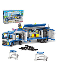 Exercise N Play Brick Minis Police Truck - 484 Pcs
