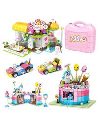 Exercise N Play Street Coffee & Cake Shop Construction Set - 790 Pcs
