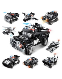 Exercise N Play SWAT Humvee Vehicle Brick Set - 680 Pcs
