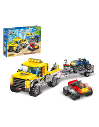 Exercise N Play City Tow Truck Toddler Toy Set - 324 Pcs
