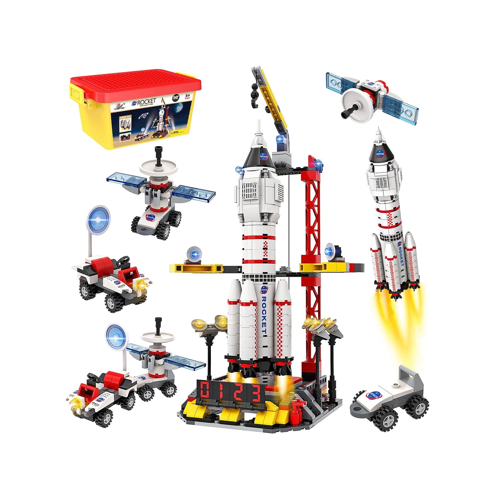 Exercise N Play Mini Space Centre Blocks Sets - 542 Pcs