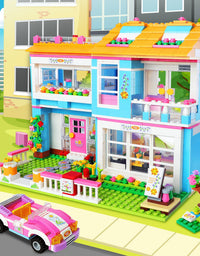 Exercise N Play City House & Grocery Store 2 IN 1 Construction Toys - 1675 Pcs
