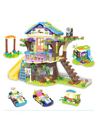 Exercise N Play Forest Treehouse Bricks Сonstruction Toys - 548 Pcs
