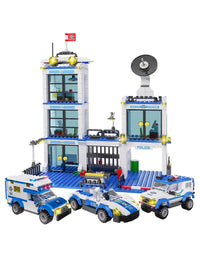 Exercise N Play Mini Police Car Blocks Sets - 736 Pcs
