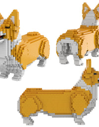 Exercise N Play Corgi Dog Miniature Blocks Set - 1520 Pcs
