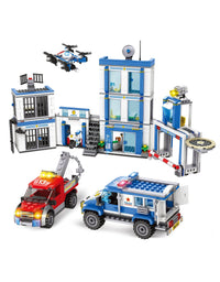 Exercise N Play Toll Booths Building Block Set - 979 Pcs
