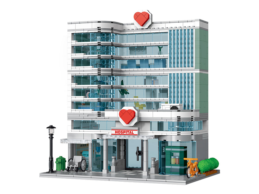 City Hospital Brick Builder Toys - 1220Pcs