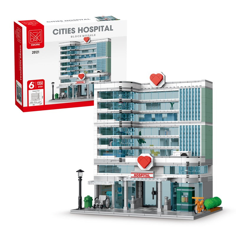 City Hospital Brick Builder Toys - 1220Pcs