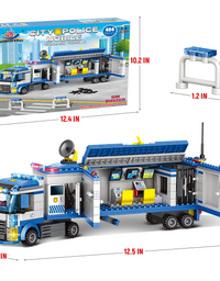 Exercise N Play Brick Minis Police Truck - 484 Pcs
