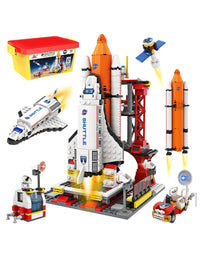 Exercise N Play Space Shuttle Building Bricks Toys - 660 Pcs
