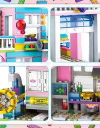 Exercise N Play Story Girls Friends House Set Toys - 822 Pcs
