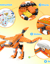 Exercise N Play STEM Dinosaur Toys Set For Kids - 539 Pcs
