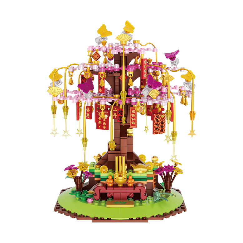 Chinese New Year Money Tree Creative Bricks Set