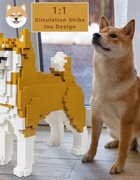 Exercise N Play Shiba Inu Pixel Building Block Set - 1512Pcs
