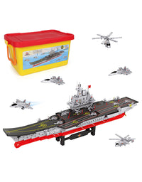 Exercise N Play Navy Mega Aircraft Carriers Brick Set - 2234 Pcs
