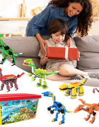 Exercise N Play STEM Dinosaur Toys Set For Kids - 539 Pcs
