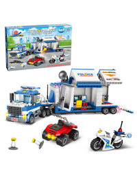 Exercise N Play Police Truck Bank Brick Sets - 483 Pcs
