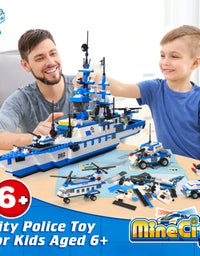 Exercise N Play Ocean Military Battleship Building Block Set - 1169 Pcs
