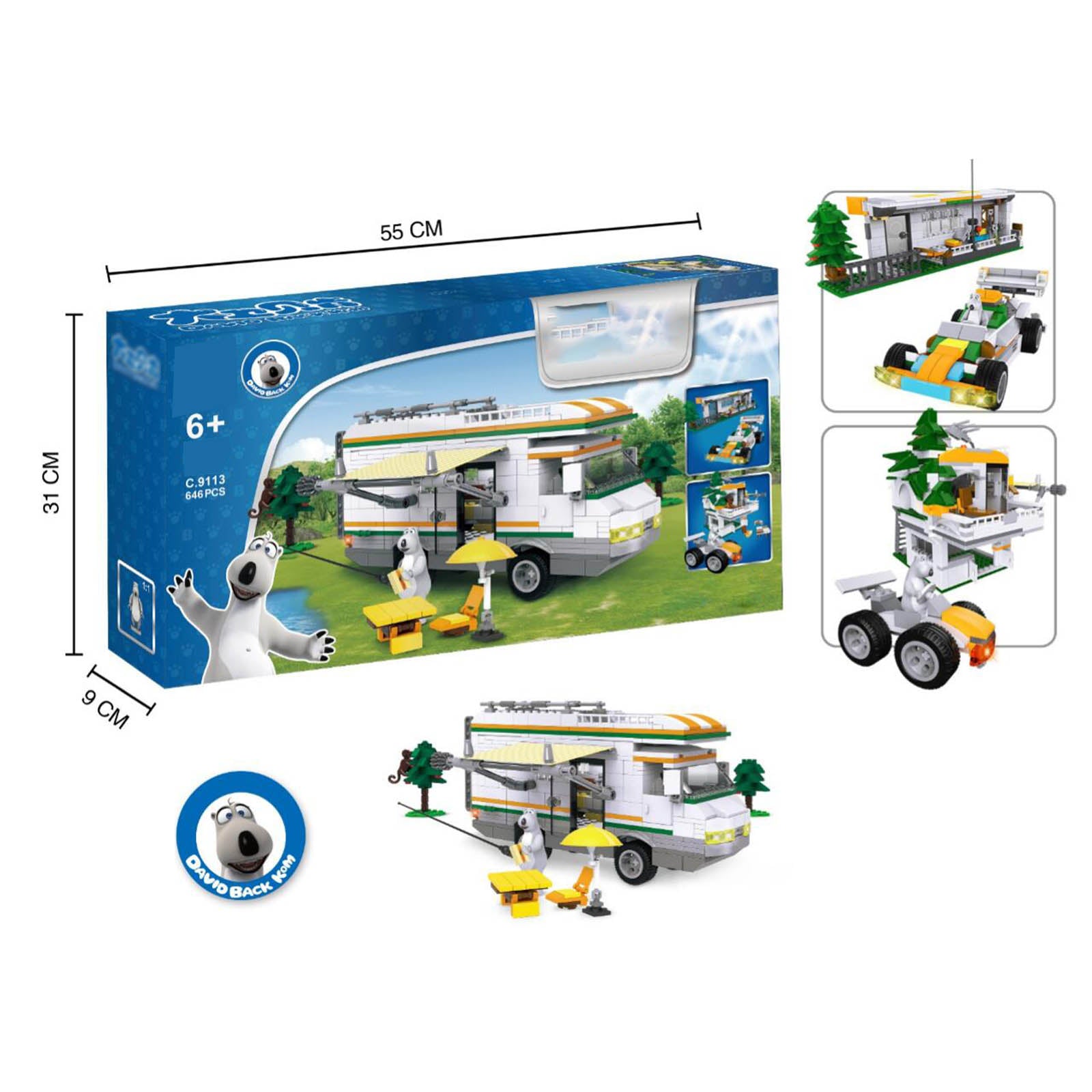 City Camper Van Mini Building Set