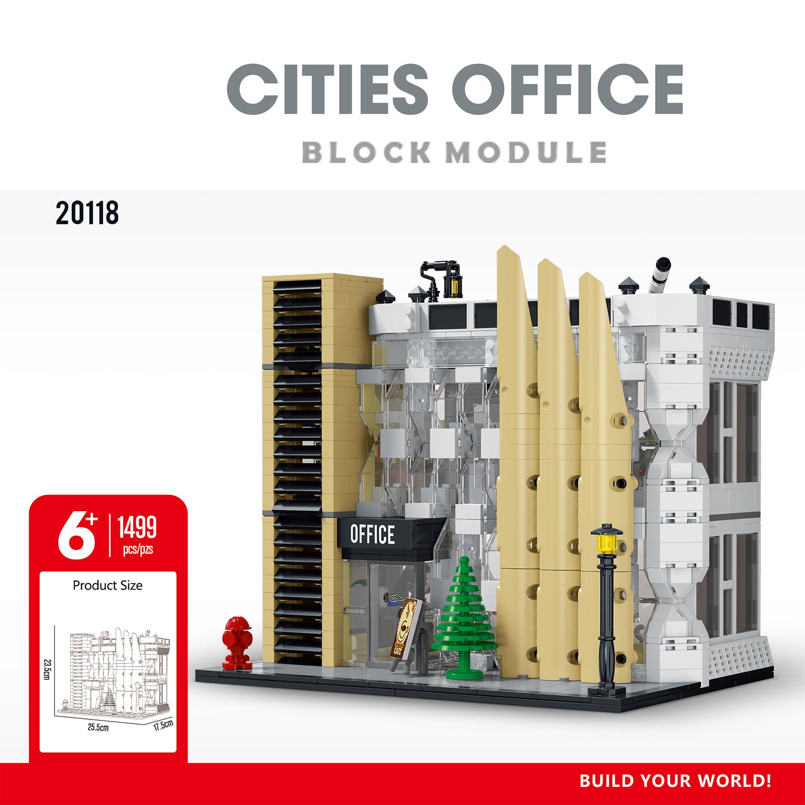 The Office Brick Builder Toys Set -1499PCS