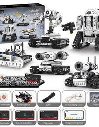 Robot Rescue Team Toys With Double Mode Control -495PCS
