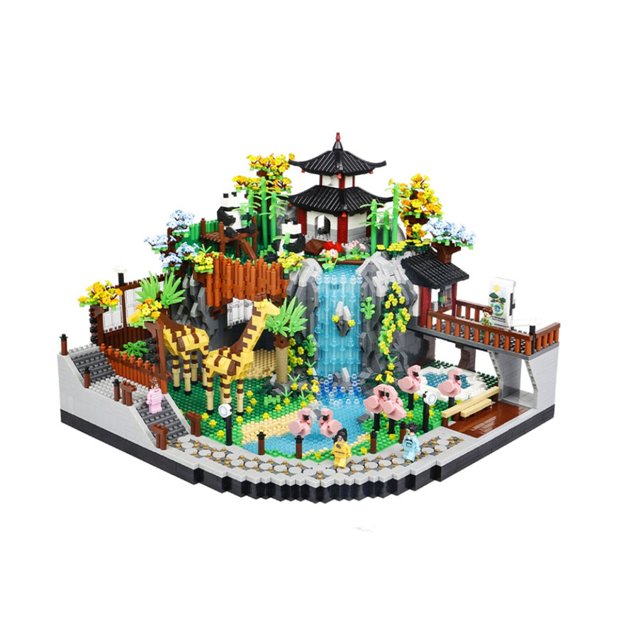 Zoo Mini Building Blocks Animals Toys